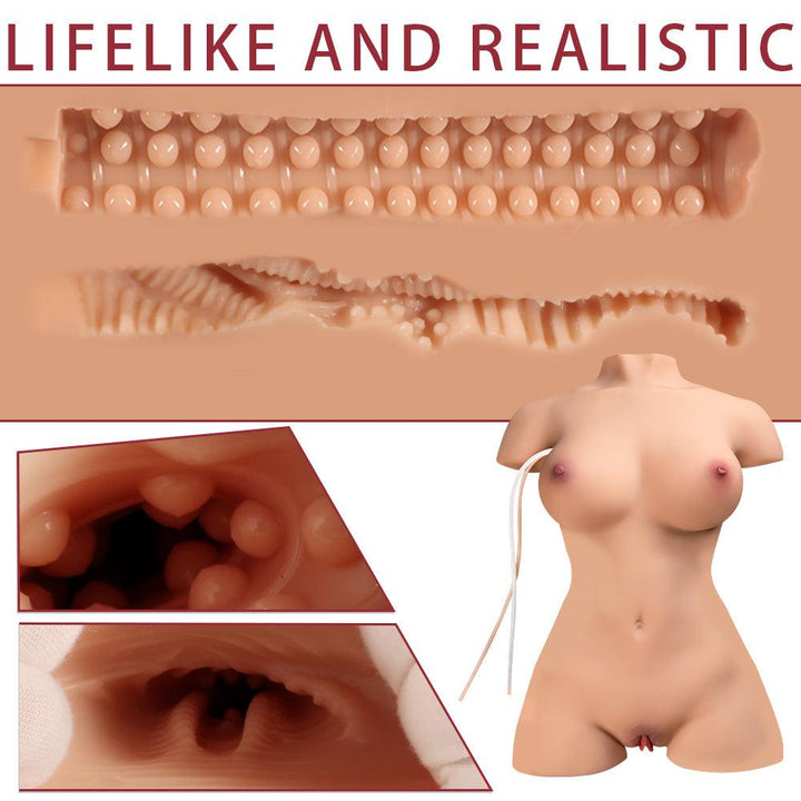 Becky -Automatic Sucking Sex Machine Male Masturbator Realistic 5D Vagina Anal Pussy - Honeykissme