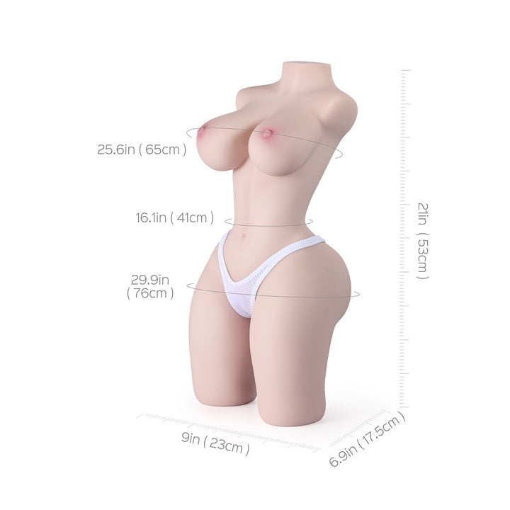 Natalia -Realistic Sex Dolls Torso Doll for Male Sex Real Dolls for Men Adult Sex Toy for Men - Honeykissme