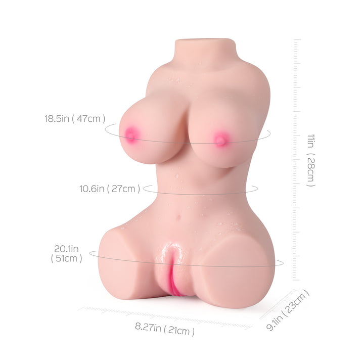 Naomi -Realistic Sex Dolls for Men,Pocket Pussy Ass Lifelike Masturbator Toy - Honeykissme