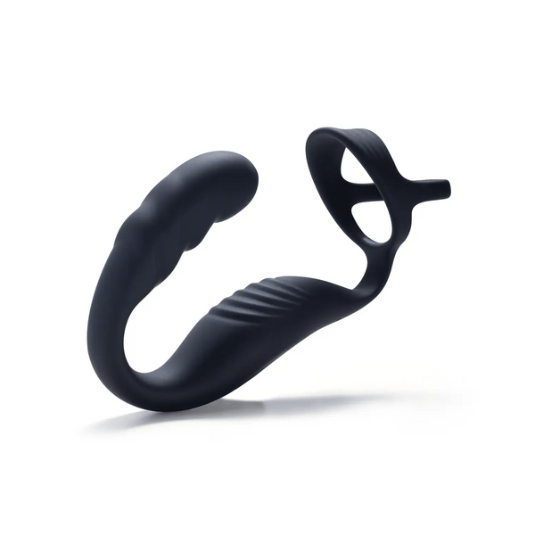 Vibrating Prostate Massager Anal Vibrator with Cock Ring, Butt Plug Anal Toy Sex Toys for Men