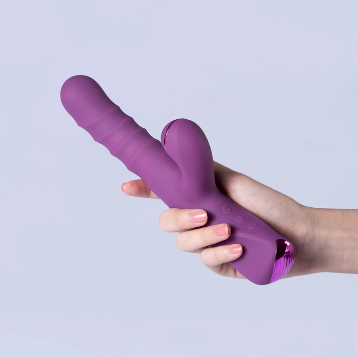 Dual Motor Stimulator for Women or Couple Fun(Purple)