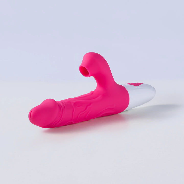 Rabbit Vibrator Dildo for Women Vaginal Health G Spot Vibrator with 10 Vibrations 7 Suction Modes