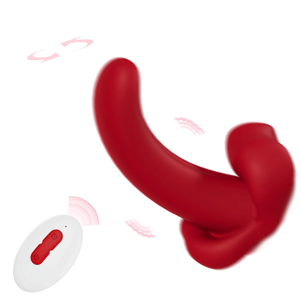 Liplock - Big Mouth Rotating Tongue Vibrator with Remote Control