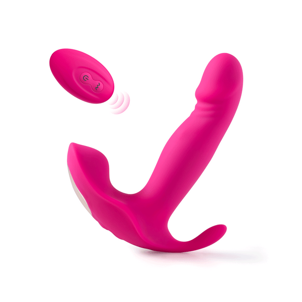 Waterproof Vibrating Prostate Massager for Beginners, Personal Anal Toy P Spot Vibrator with Remote Control for Hands Free Play