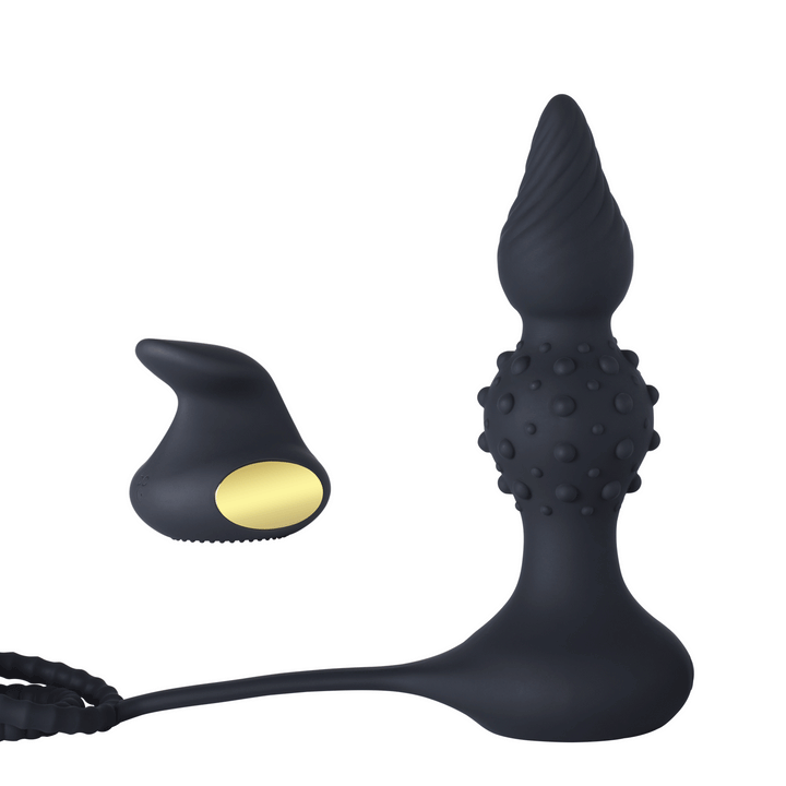 remote vibrating anal plug & penis ring
